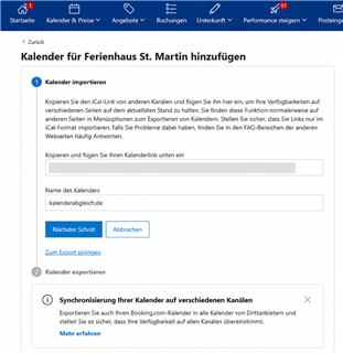 kalenderabgleich.de bei Booking.com importieren